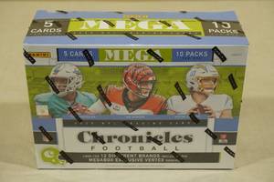 lot 113 image: 2020 Panini Chronicles Mega Box of Football Card Packs