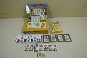 lot 124 image: Assorted Baseball Cards - Number Medallions, Mini Cards, Allen & Ginter