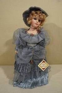 lot 164 image: Vintage Porcelain Doll