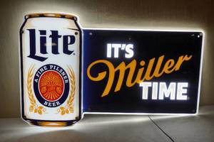 lot 172 image: Miller Lite LED Bar Sign