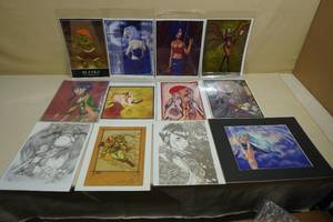 lot 184 image: 12 Anime Style Prints