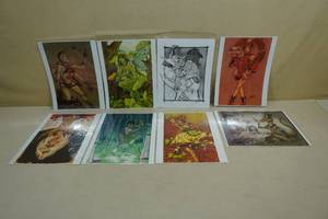 lot 185 image: 8 Anime Style Prints
