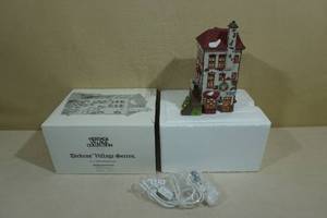 lot 207 image: Department 56 The Heritage Village Collection Porcelain Lighted Building -C. H. Watt Physician