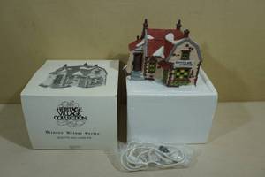 lot 208 image: Department 56 The Heritage Village Collection Porcelain Lighted Building -Booter & Cobbler
