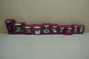 lot 224 image: 10 Vintage Hallmark Keepsake Christmas Ornaments -Superman, Christmas Joy, Polar Coaster