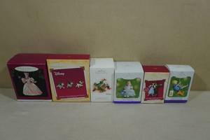 lot 240 image: 6 Vintage Hallmark Keepsake Christmas Ornaments -Disney, Wizard of Oz, Winnie the Pooh
