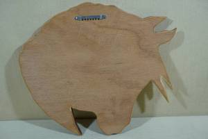 lot 99A image: Wooden Horse Wall Dcor