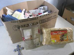 (G-1) Box of Assorted Material and Other Craft
