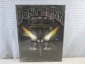 (FS) Dont Blink Or Youll Miss The Race NHRA Tin Sign 12 12 x 16 New in Plastic Wrap
