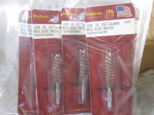 (EW4) Case of 36 Outers .338, .35, .357 Calibers Rifle Bore Brushes - 6 inner bags of 6