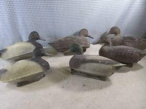 (EW2) Lot of 6 Vintage Plasti-Duk Duck Decoys