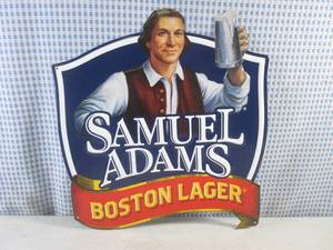 (FS) Samuel Adams Boston Lager Tin Bar Sign - New - 14 12 x 16