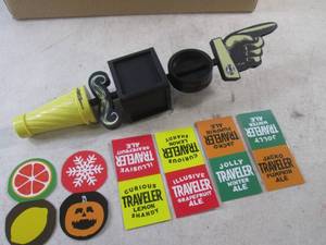 (A-1) The Traveler Beer Co. Beer Tap Handle with Inserts - New In Box - 14
