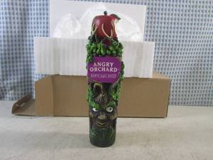 (A-1) Angry Orchard HopN Mad Apple Beer Tap Handle - New In Box - 8