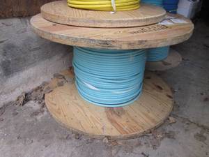 (UD1) Partial Spool of Cable 25x24 UTP CAT3 CMP GY MSTR Unknown Length