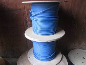 (UD1) 2 Partial Spools of Cable 30263-008 10G RD P Unknown Length