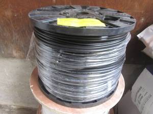 (UD1) 500 Ft Spool of RG-59U -SIAMESE-CCTV-0-VRT CableWire - Black