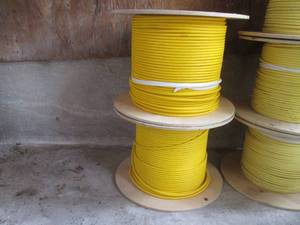 (UD1) 2 Partial Spools Hitachi 30218-008 CAT 6A SUPRA 10G Cable Unknown Lengths