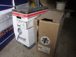 (UD1) 2 Partial Boxes of Different Cable See Photos for Details - Unknown Lengths