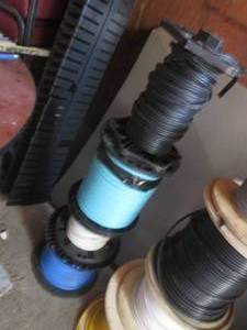 (UD1) 4 Partial Spools of Assorted Cable - Unknown Lengths
