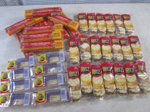 (B-2) 40 Assorted Cheese and Peanut Butter Snack Crackers Best By 06012023