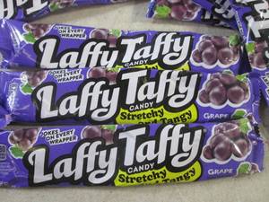 (B-3) 20 Grape Laffy Taffy Best by July 2024