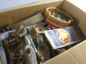 (F-1) Box Full of Assorted Vintage - See Photos