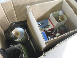 (F-2) Box Full of Assorted Office Supplies