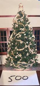 9 Foot tall Christmas tree, decorations not included
