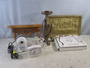 (F-0) Assorted Decor, Electric Alarm Clock and Aromatherapy