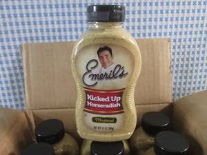 (C-2) Case of 12 Emerils Kicked Up Horseradish Mustard Past Date