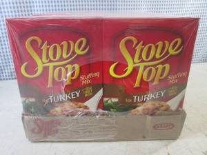 (B-2) 12 Boxes Stove Top Turkey Stuffing Mix Past Date