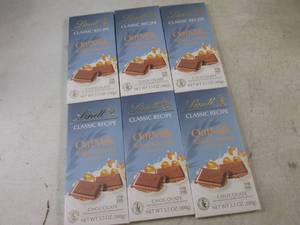 (B-3) 6 Large OatMilk Salted Caramel Non-Dairy Chocolate Bars 3.5oz Past Date