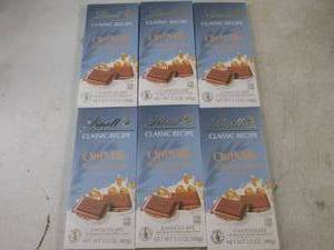 (B-3) 6 Large OatMilk Salted Caramel Non-Dairy Chocolate Bars 3.5oz Past Date