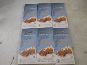 (B-3) 6 Large OatMilk Salted Caramel Non-Dairy Chocolate Bars 3.5oz Past Date