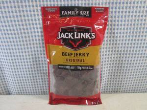(B-3) Family Size Bag Jack Links Original Beef Jerky 10oz Best by Apr 2024