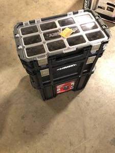 Husky 22 in. Connect Rolling System Tool Box Customer Returns See Pictures