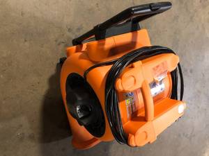 RIDGID 1625 CFM 3-Speed Portable Blower Fan Air Mover with Collapsible Handle and Rear Wheels for Water Damage Restoration  Customer Returns See Pictures