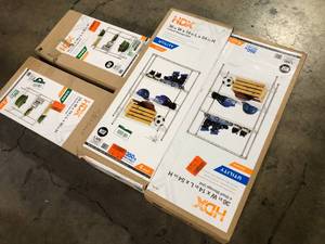 Lot of Assorted Shelving Various Sizes and Conditions Customer Returns See Pictures