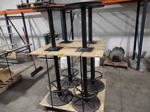 lot 27 image: (4) 28 12 Table Pedestals & (4) 4...