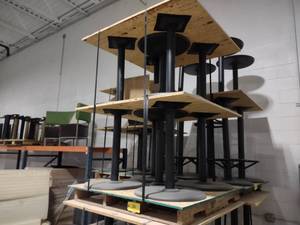 lot 35 image: (10) 28 Table Pedestals...