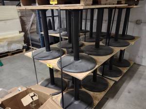 lot 36 image: (10) 28 Table Pedestals...