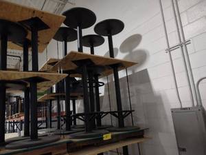 lot 37 image: (4) 28 Table Pedestals & (4) 40 1...