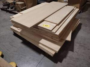 lot 63 image: Assorted Ash Plywood  Particle Boa...