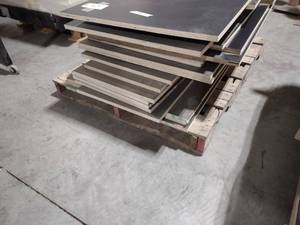 lot 65 image: Assorted 1 & 2 Sided Black Laminate...