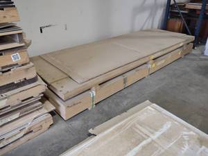 lot 71 image: (5) 34x4x12 Maple MDF...