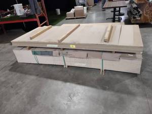lot 76 image: (7) 34x4x10 White Oak MDF...