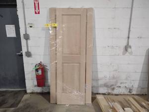 lot 93 image: Birch Panel Door, 23.75x80x1.75...