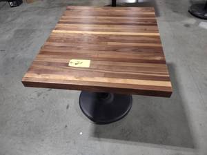 lot 21 image: Black Walnut Butcher Block Oil Rubb...