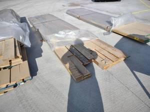 lot 161 image: Pine, 16 x 34, Approx. 224 bf...